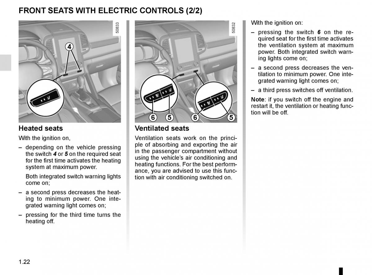 Renault Koleos II 2 owners manual / page 28