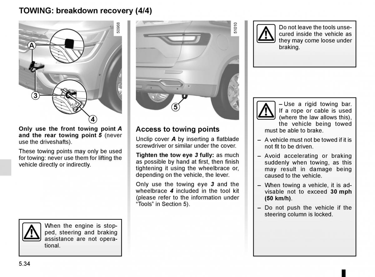 Renault Koleos II 2 owners manual / page 296