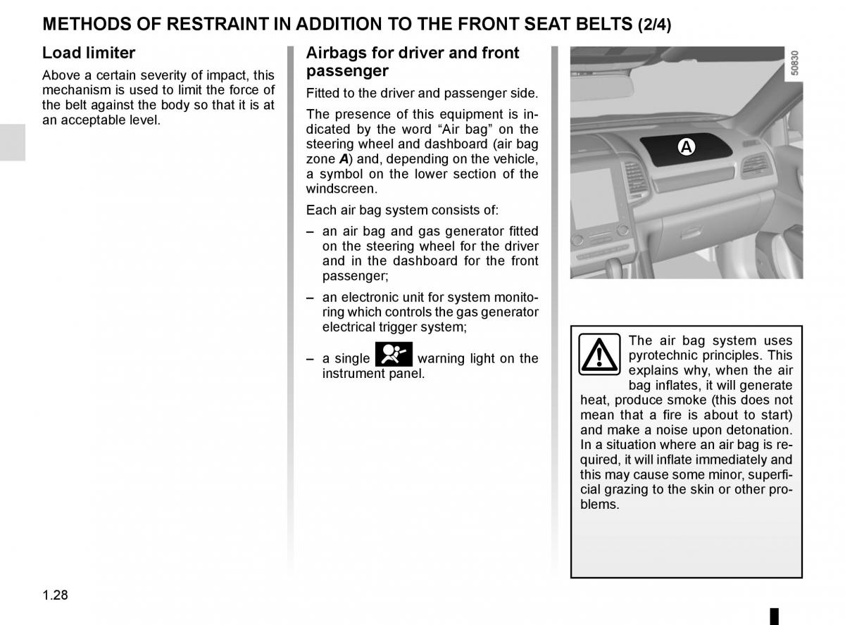 Renault Koleos II 2 owners manual / page 34