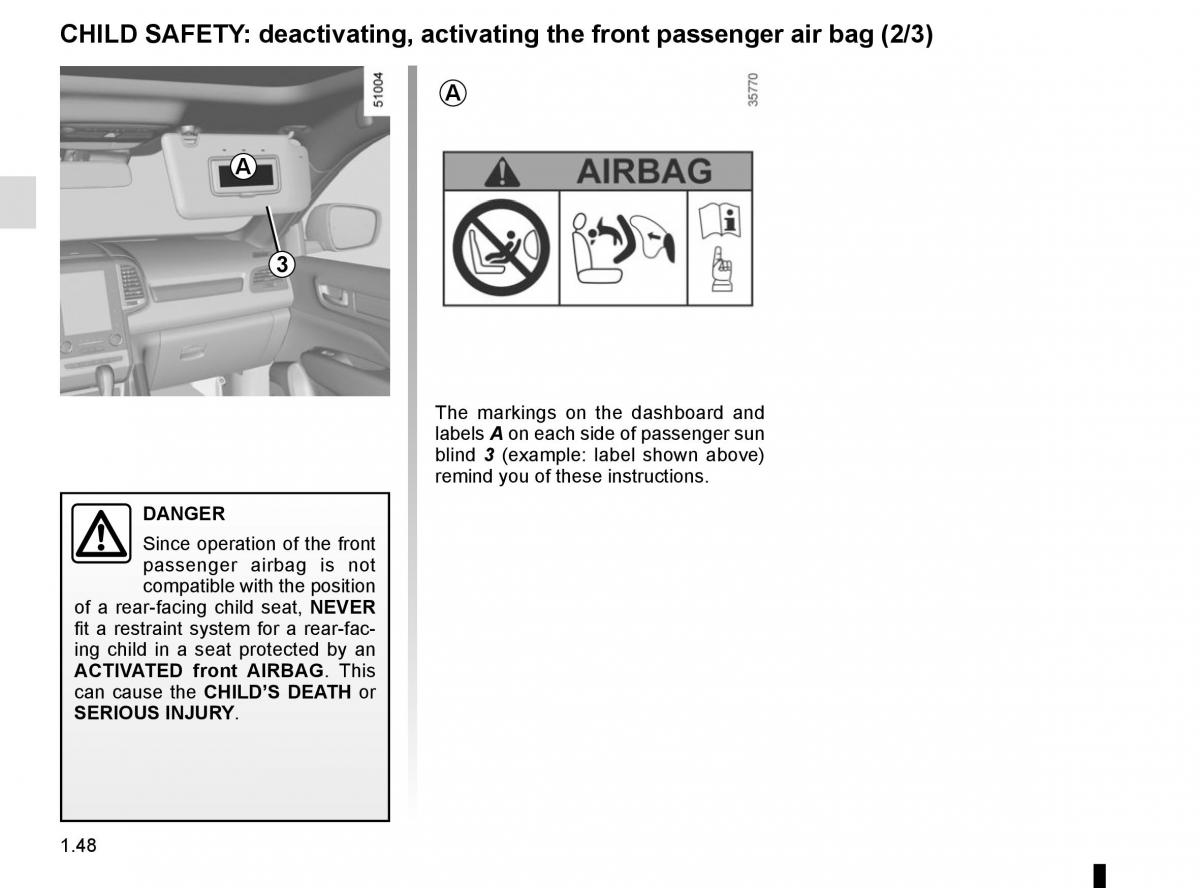 Renault Koleos II 2 owners manual / page 54