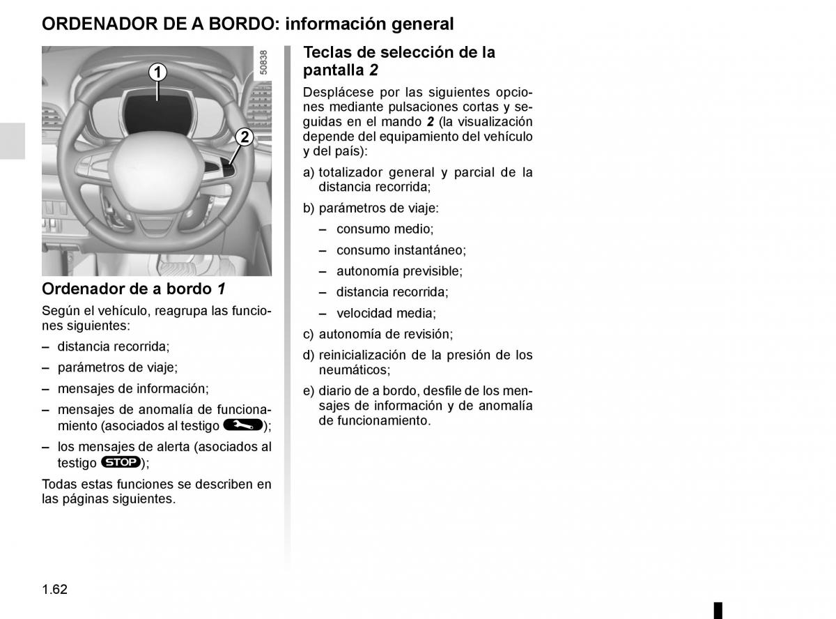 Renault Koleos II 2 manual del propietario / page 68