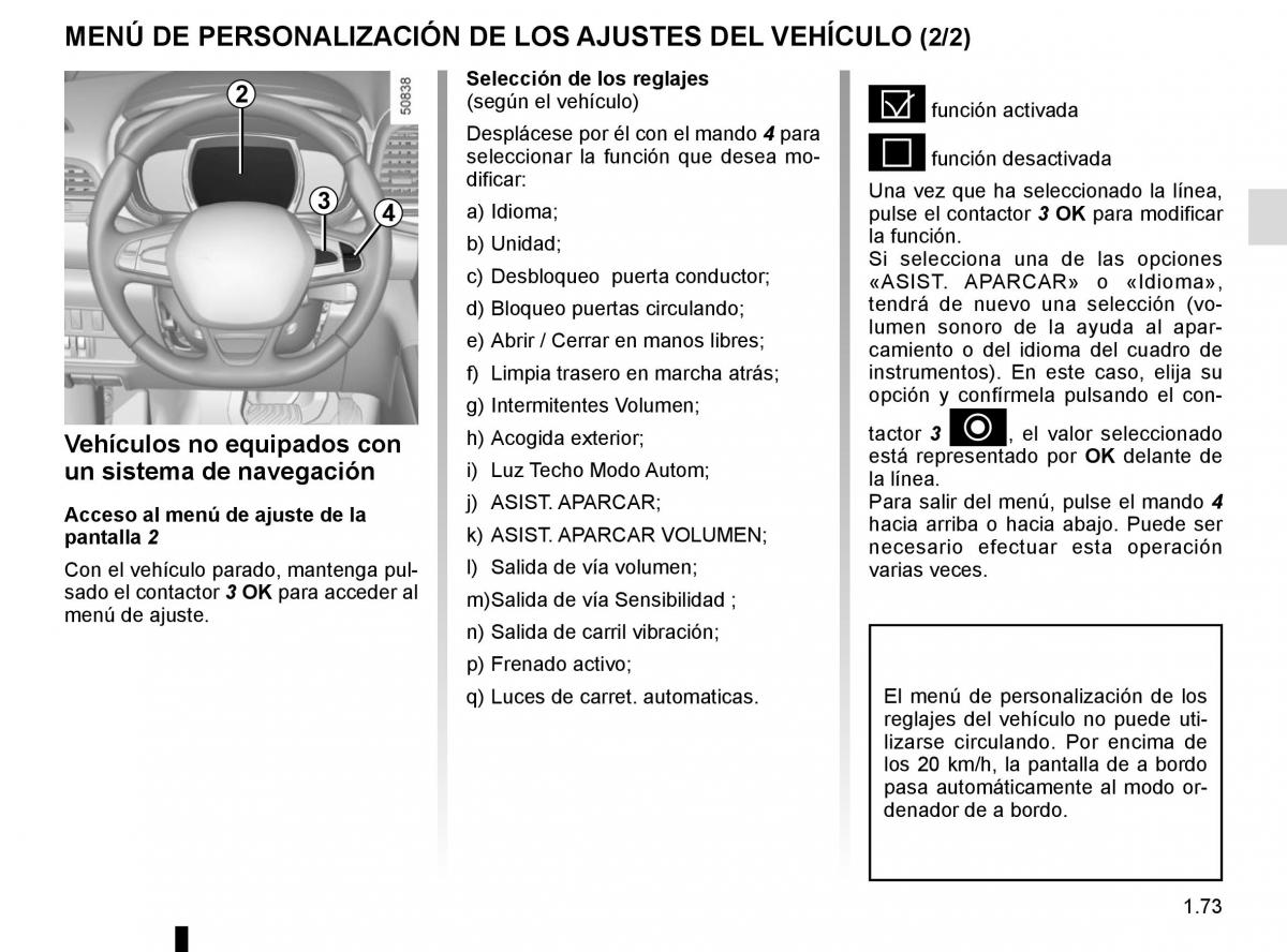 Renault Koleos II 2 manual del propietario / page 79