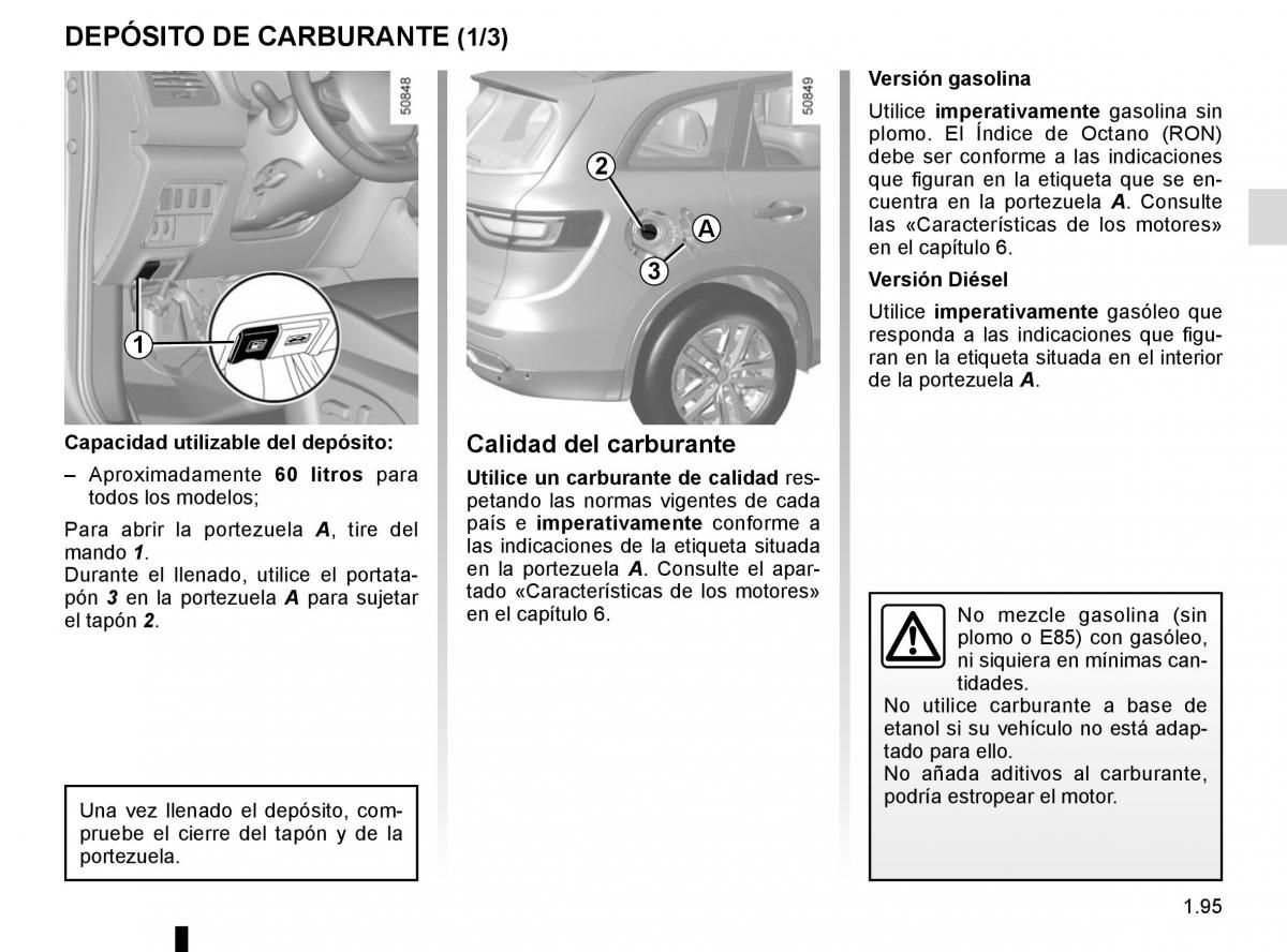 Renault Koleos II 2 manual del propietario / page 101