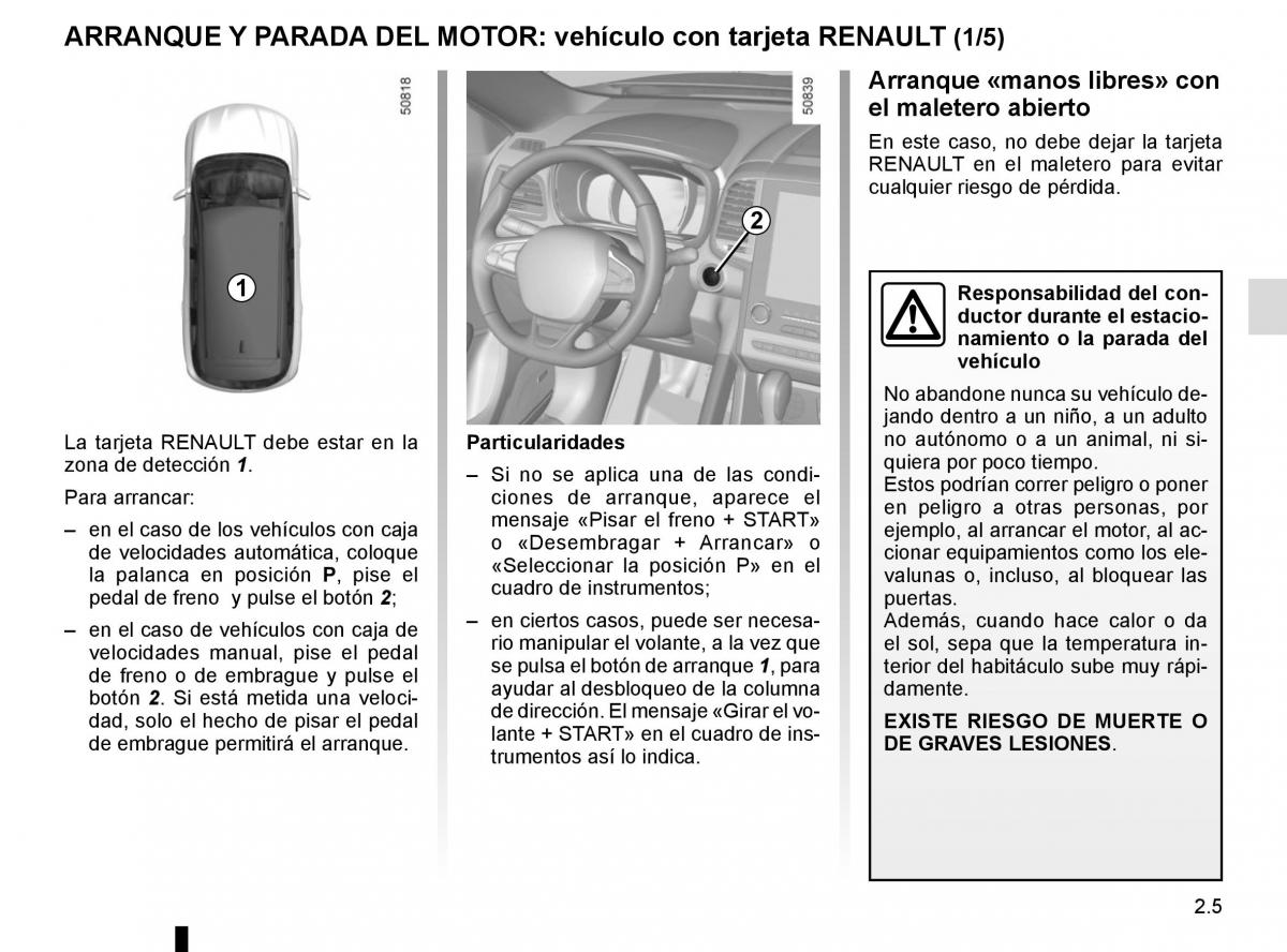 Renault Koleos II 2 manual del propietario / page 109