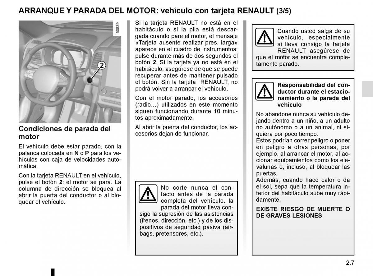 Renault Koleos II 2 manual del propietario / page 111