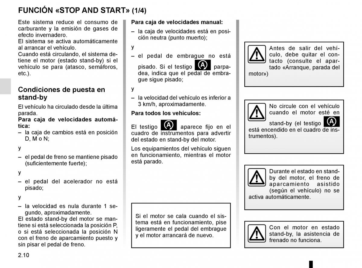 Renault Koleos II 2 manual del propietario / page 114