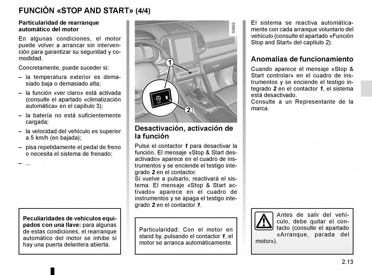 Renault Koleos II 2 manual del propietario / page 117