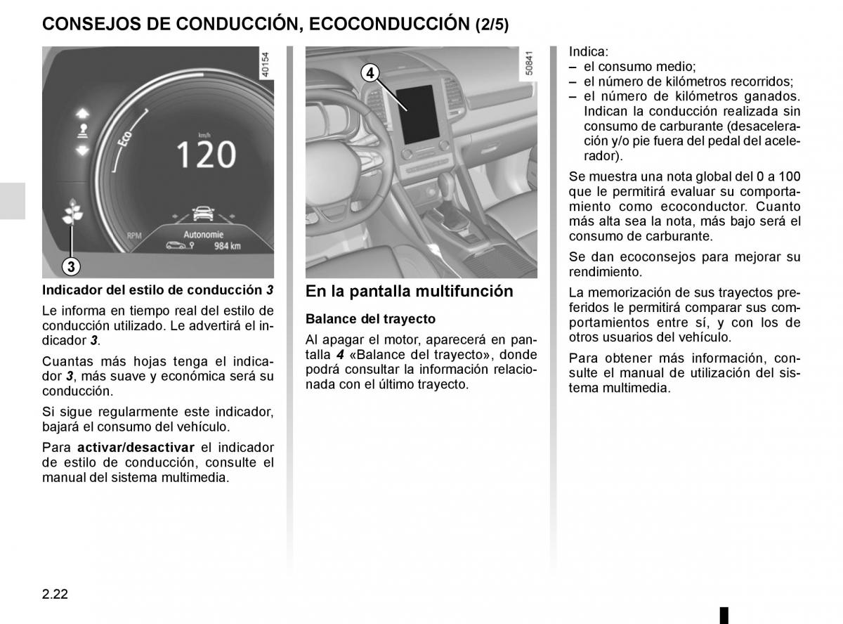 Renault Koleos II 2 manual del propietario / page 126