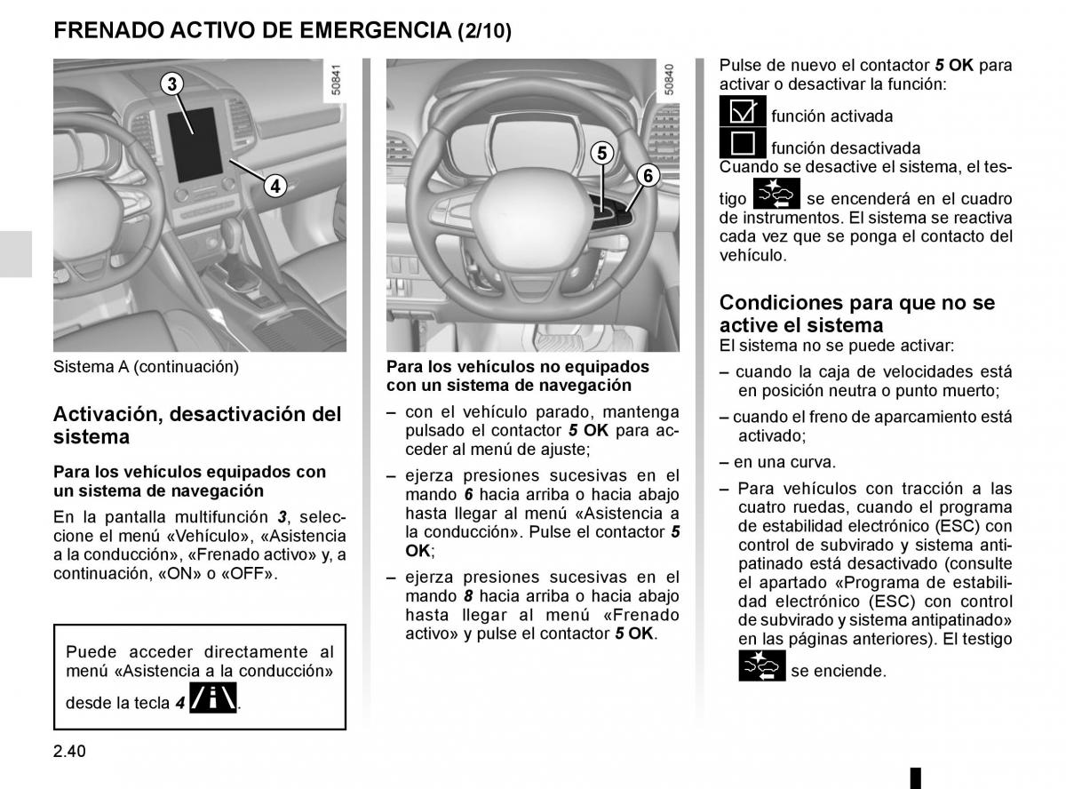 Renault Koleos II 2 manual del propietario / page 144