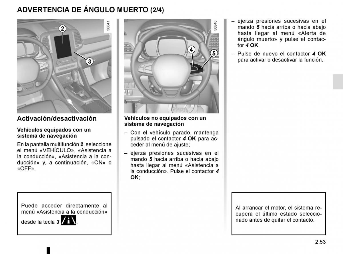 Renault Koleos II 2 manual del propietario / page 157