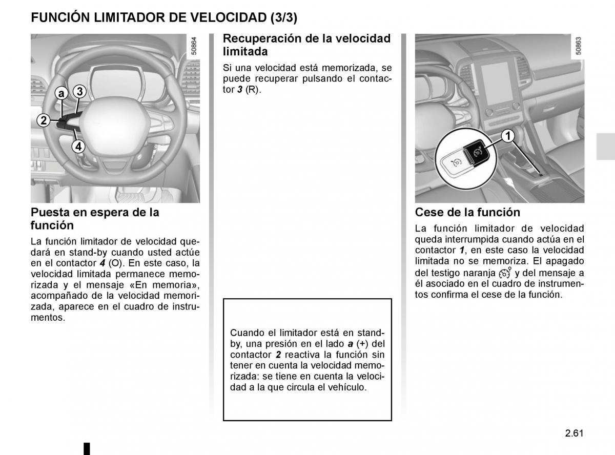 Renault Koleos II 2 manual del propietario / page 165