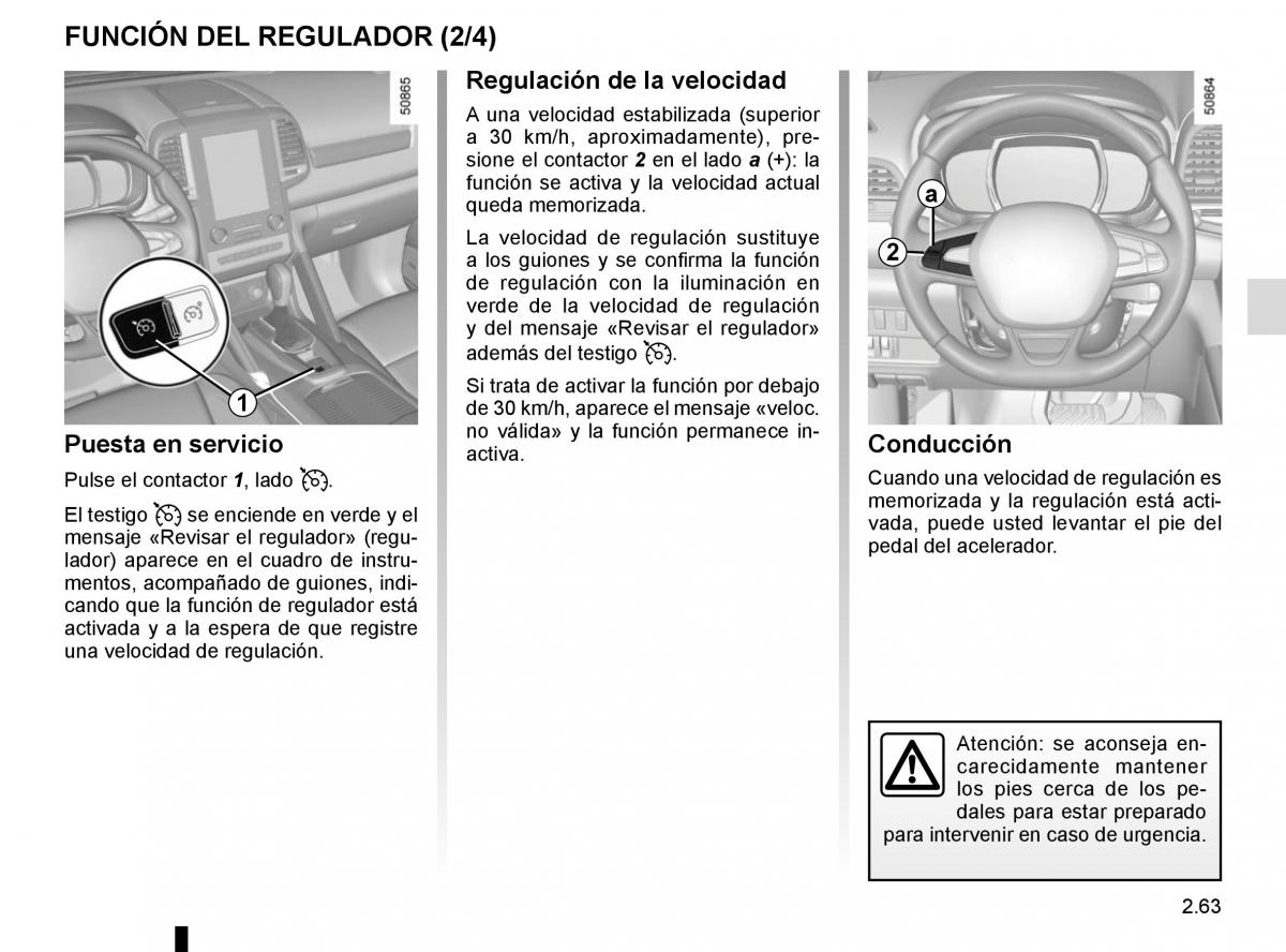 Renault Koleos II 2 manual del propietario / page 167