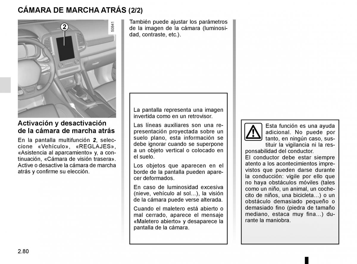 Renault Koleos II 2 manual del propietario / page 184