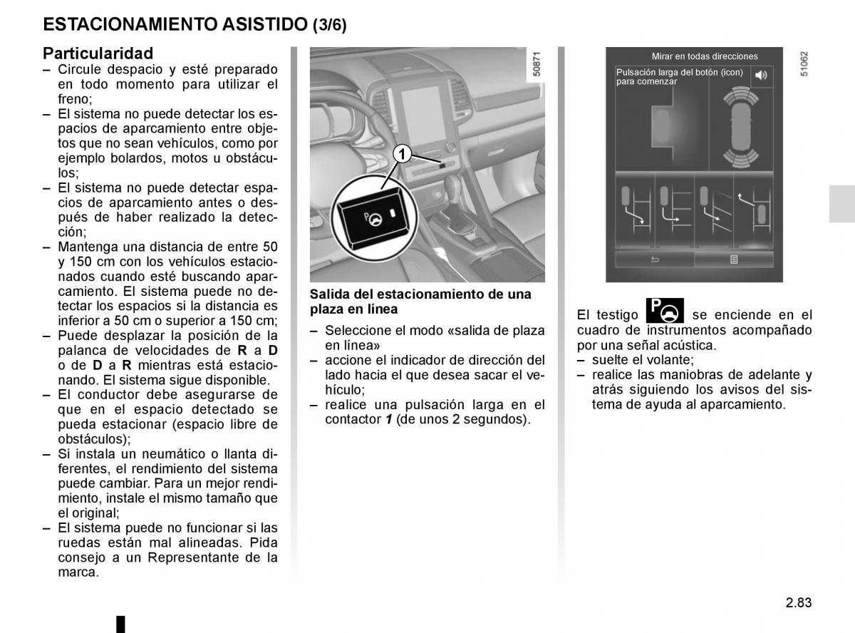 Renault Koleos II 2 manual del propietario / page 187