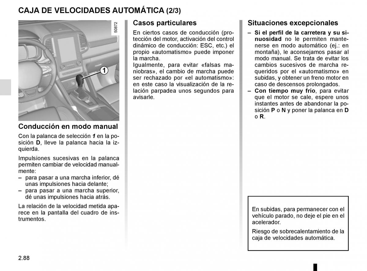 Renault Koleos II 2 manual del propietario / page 192