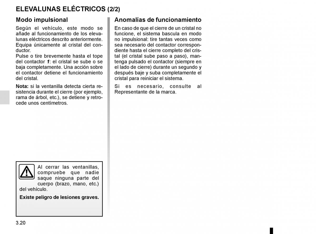 Renault Koleos II 2 manual del propietario / page 214