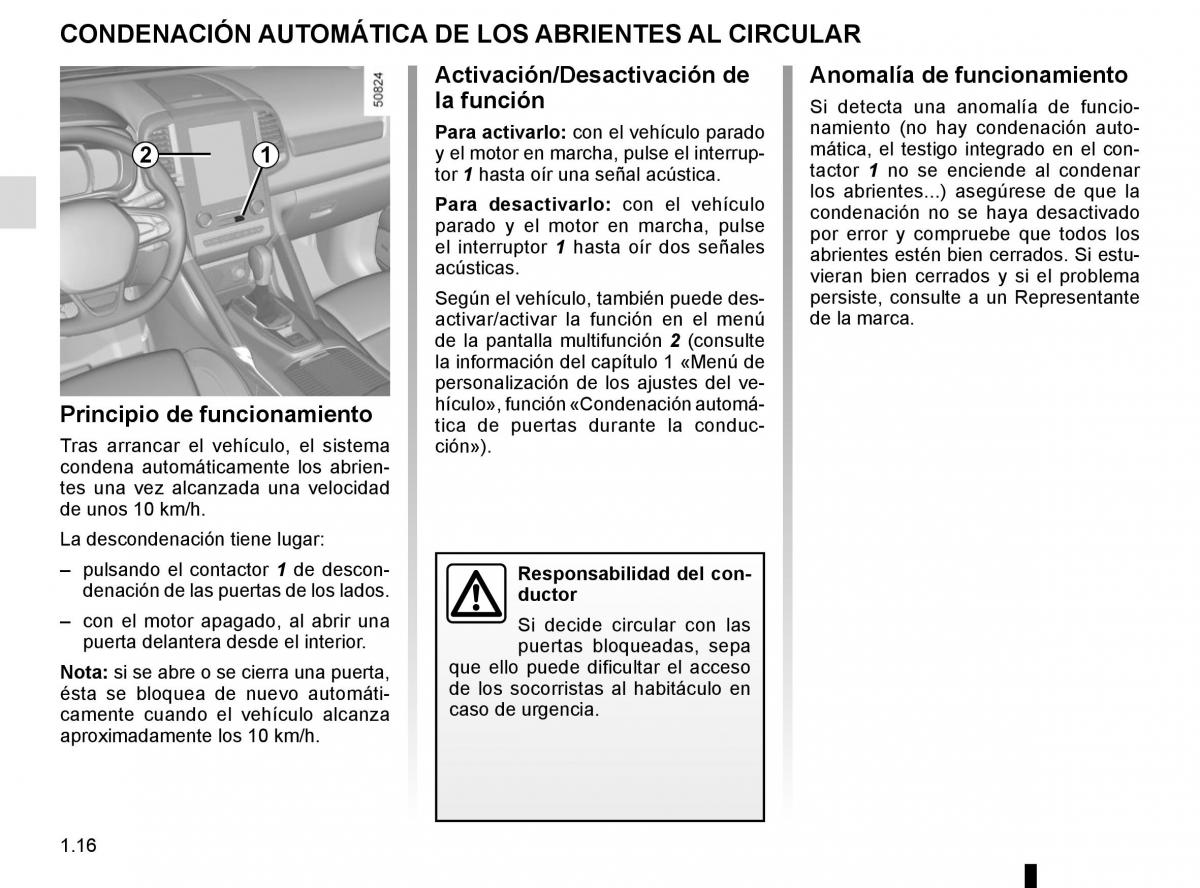 Renault Koleos II 2 manual del propietario / page 22