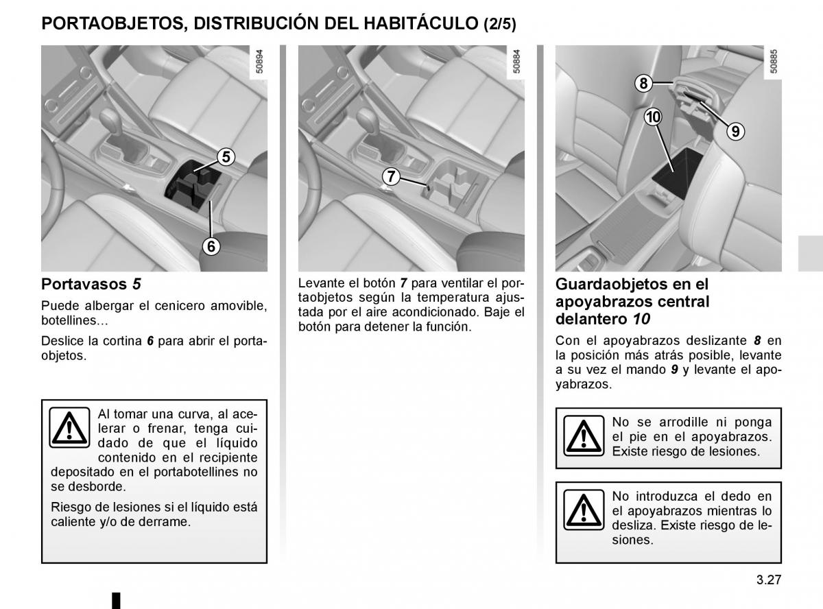 Renault Koleos II 2 manual del propietario / page 221