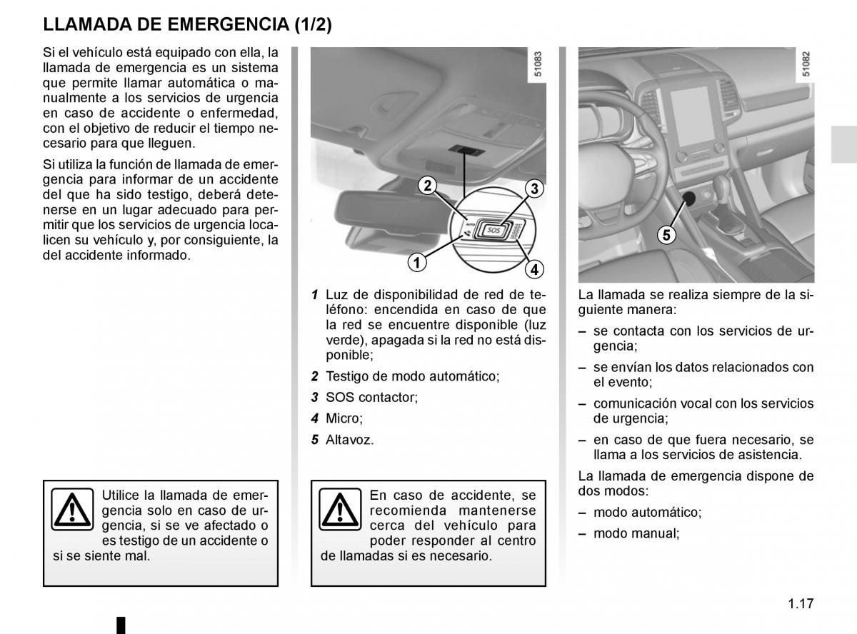 Renault Koleos II 2 manual del propietario / page 23