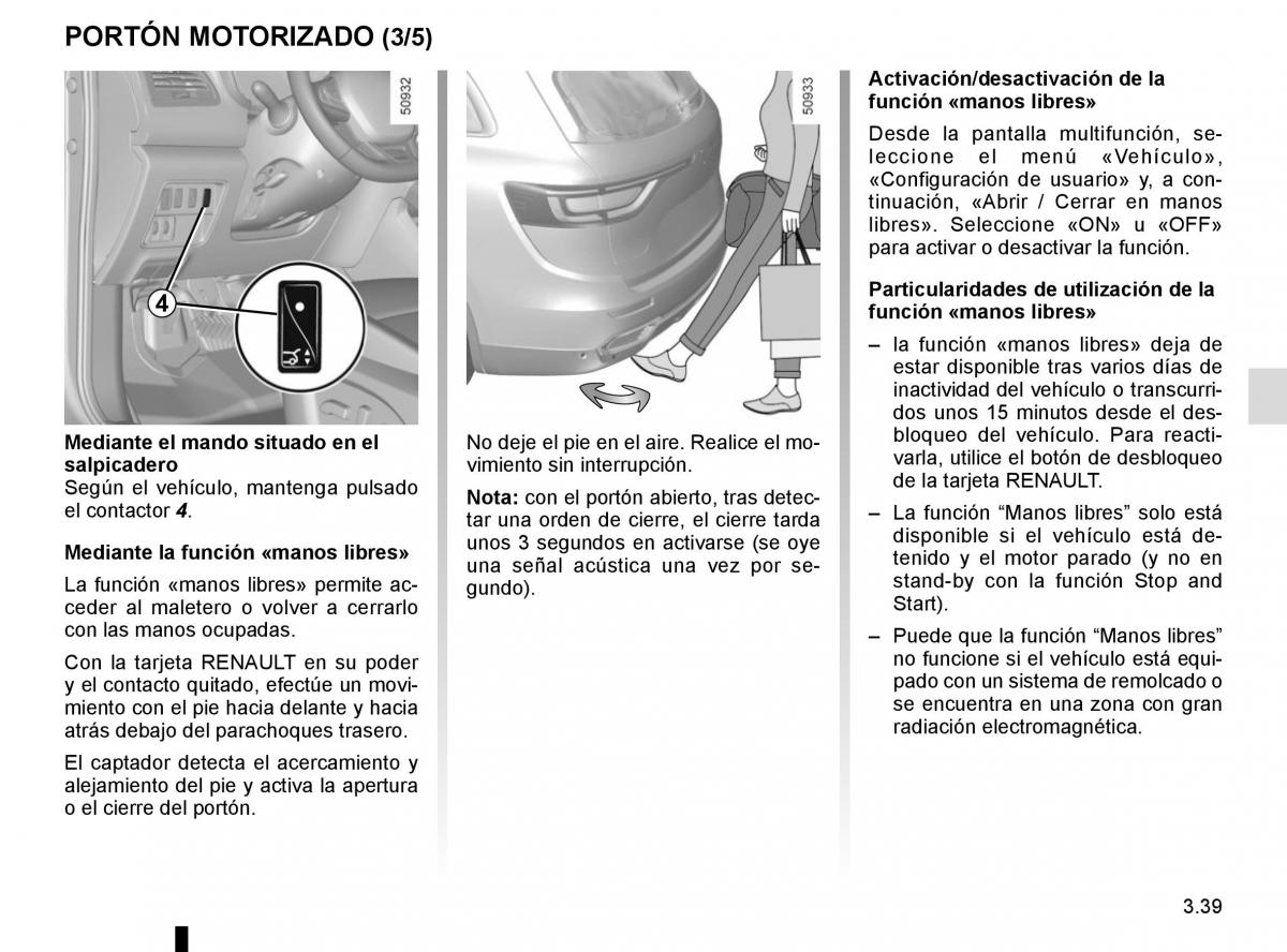 Renault Koleos II 2 manual del propietario / page 233