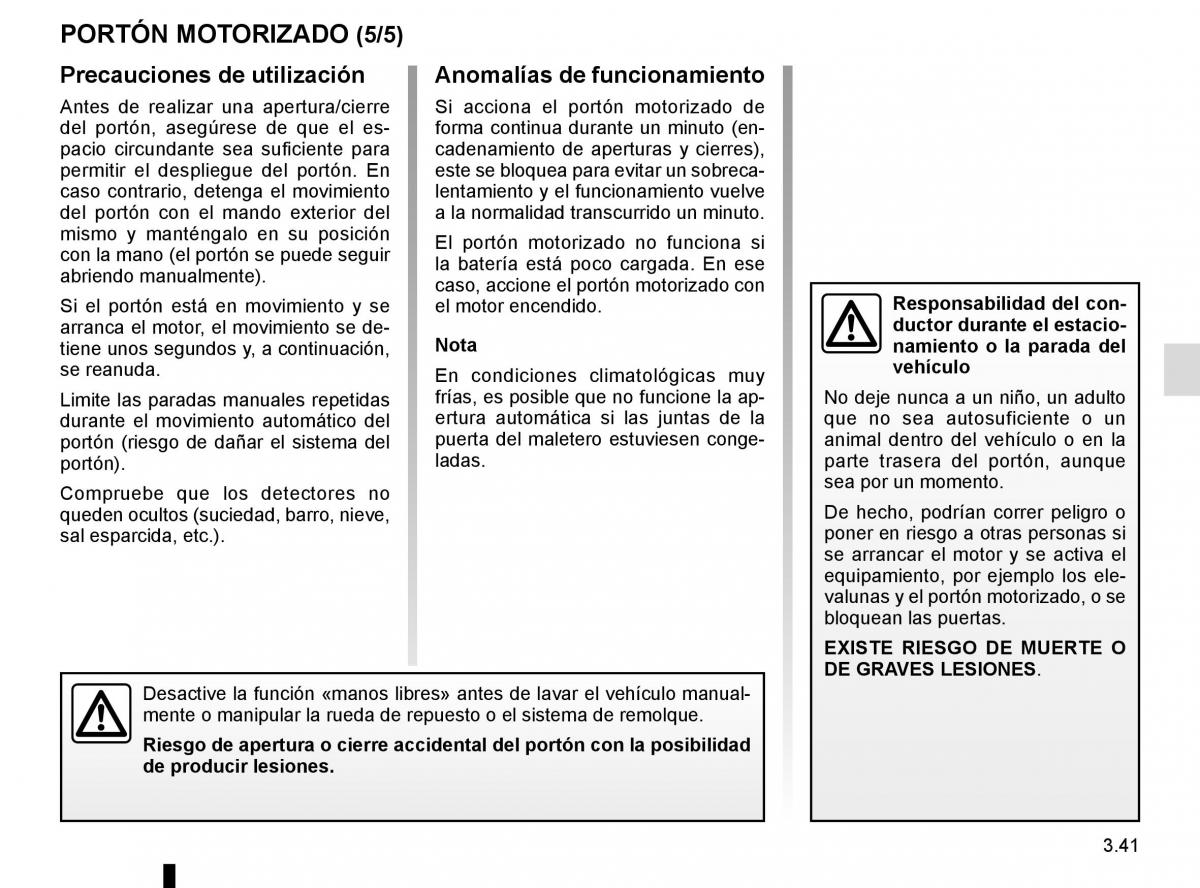 Renault Koleos II 2 manual del propietario / page 235