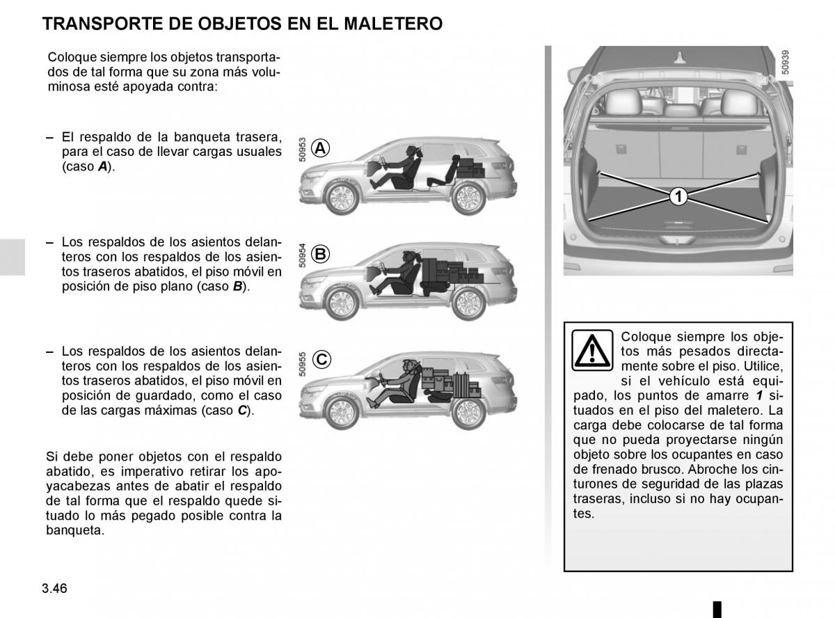 Renault Koleos II 2 manual del propietario / page 240