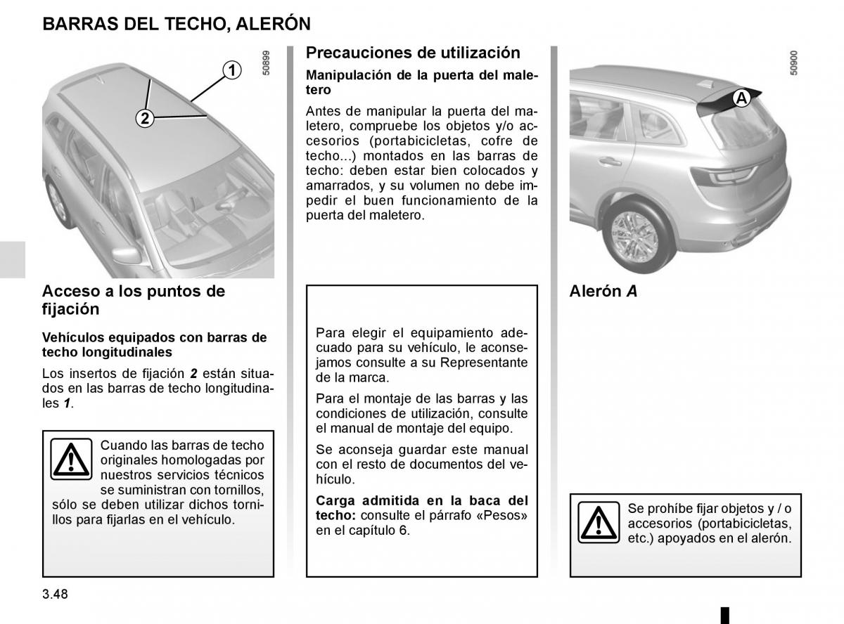 Renault Koleos II 2 manual del propietario / page 242