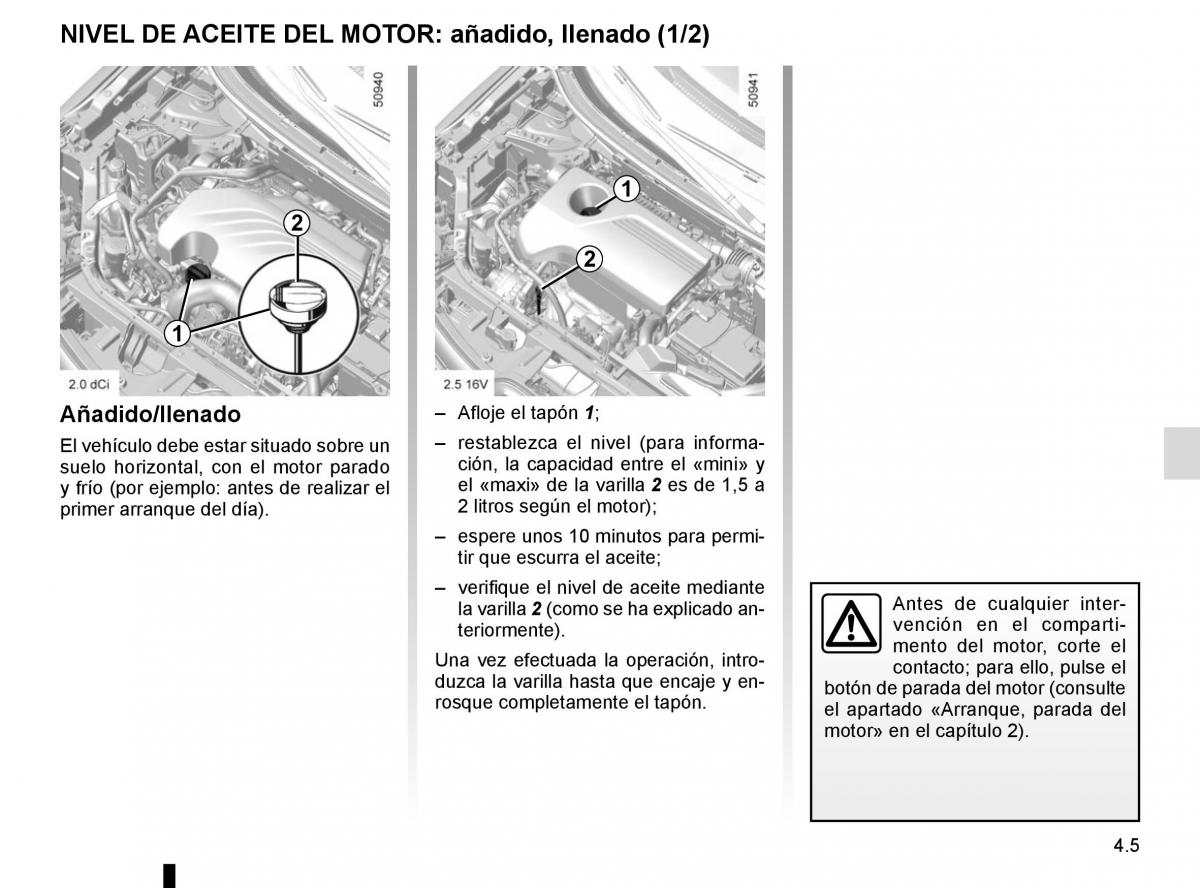 Renault Koleos II 2 manual del propietario / page 249