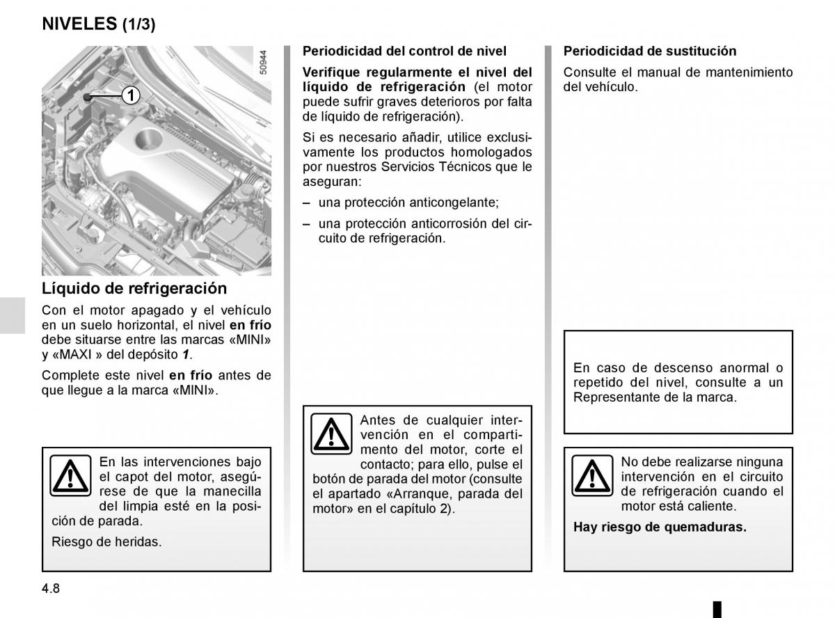 Renault Koleos II 2 manual del propietario / page 252