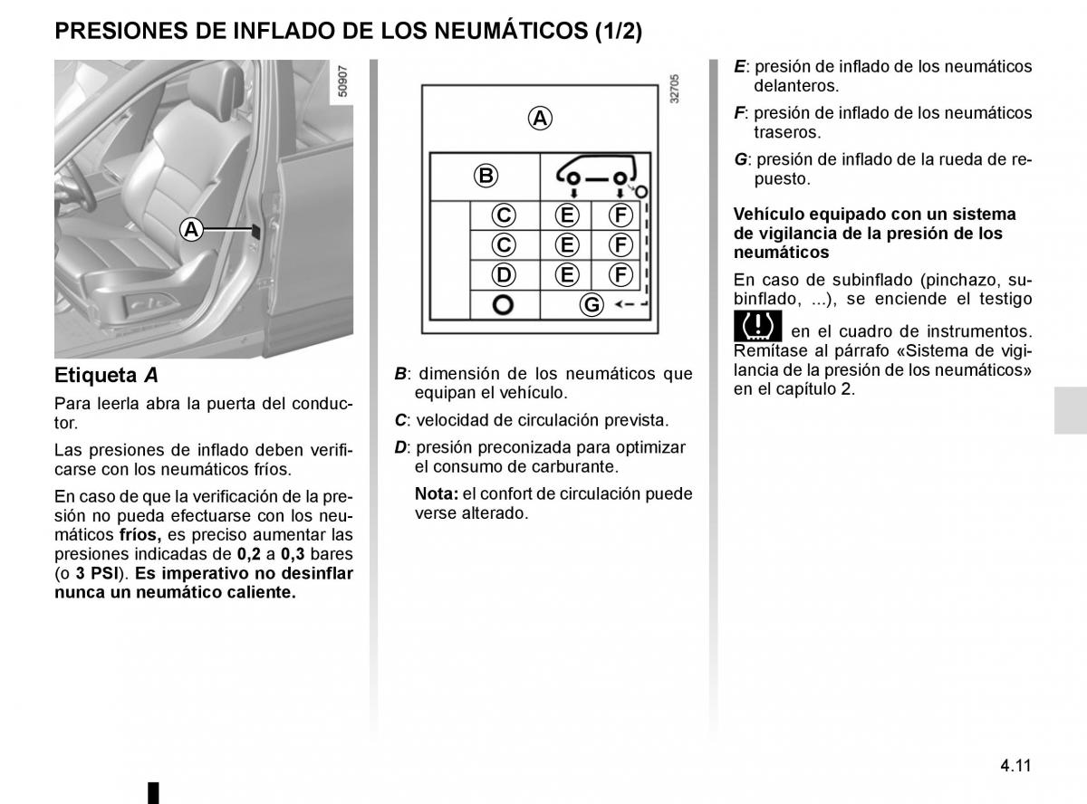 Renault Koleos II 2 manual del propietario / page 255