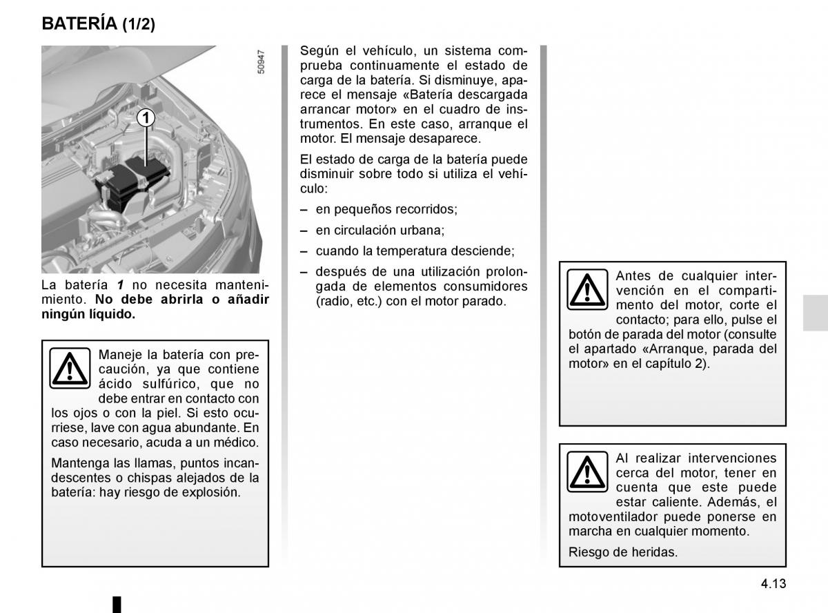 Renault Koleos II 2 manual del propietario / page 257