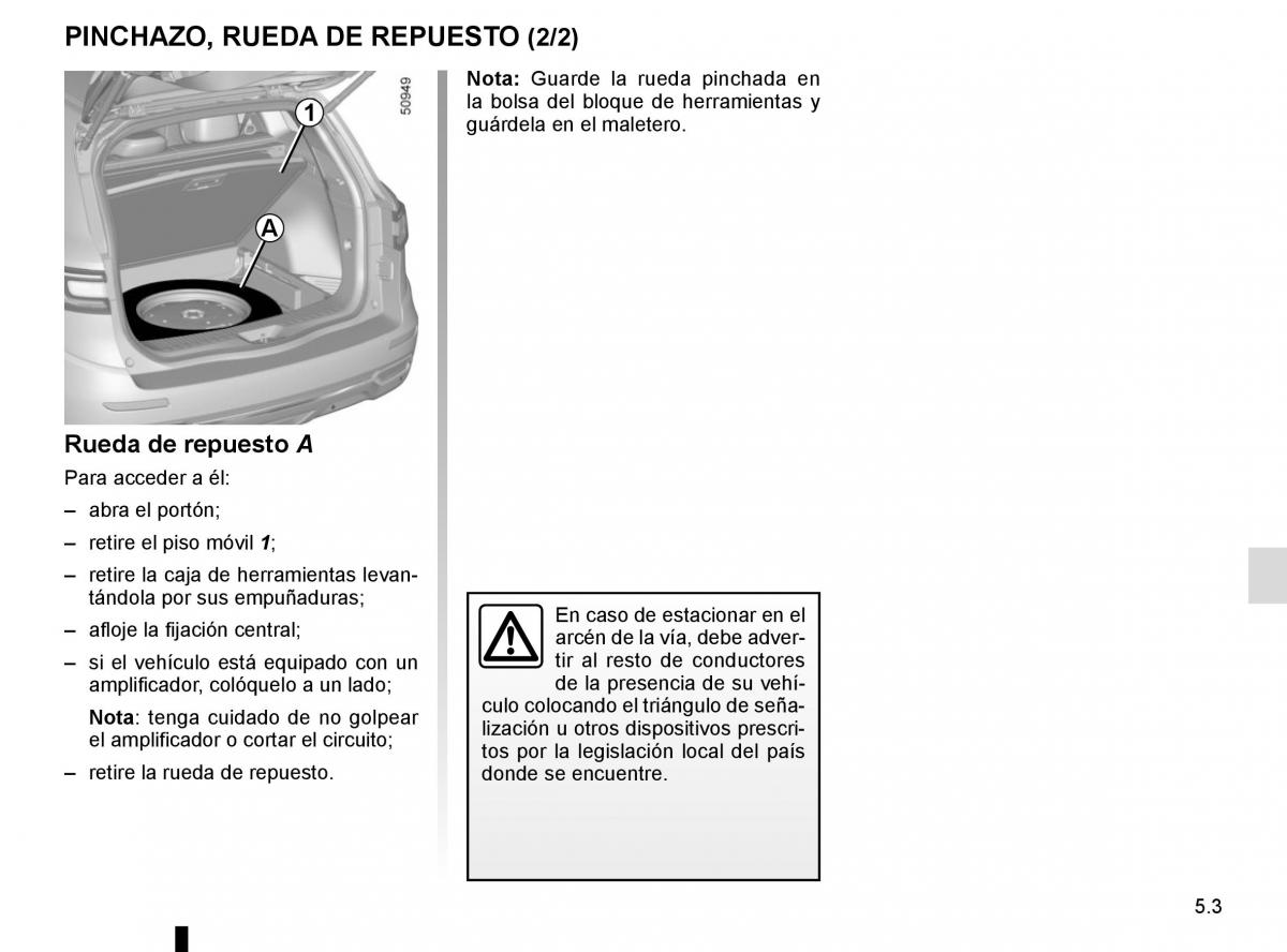 Renault Koleos II 2 manual del propietario / page 265