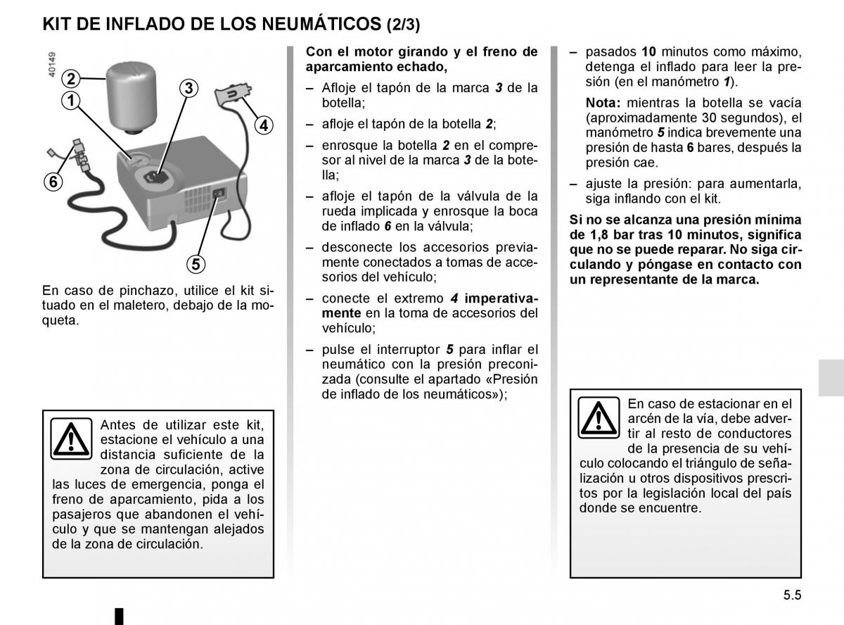 Renault Koleos II 2 manual del propietario / page 267