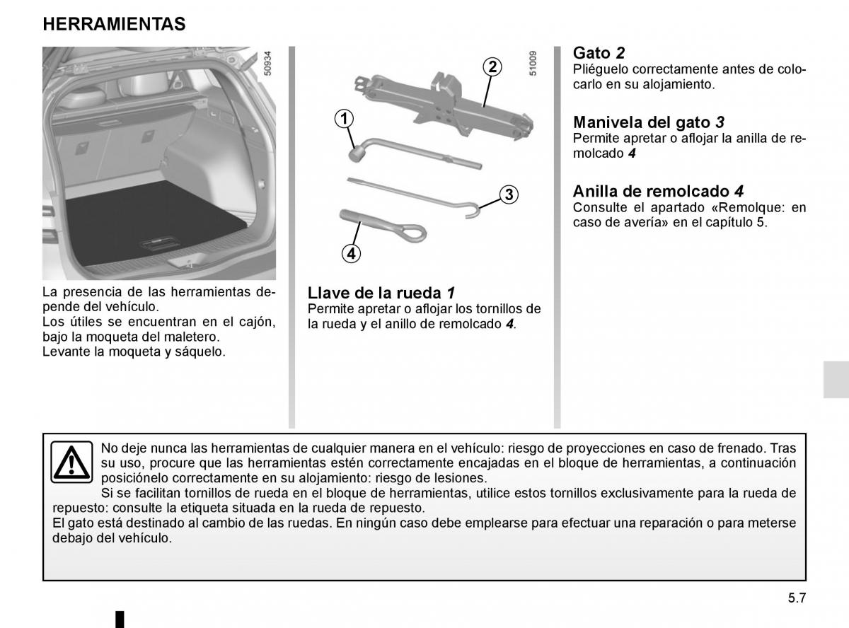 Renault Koleos II 2 manual del propietario / page 269