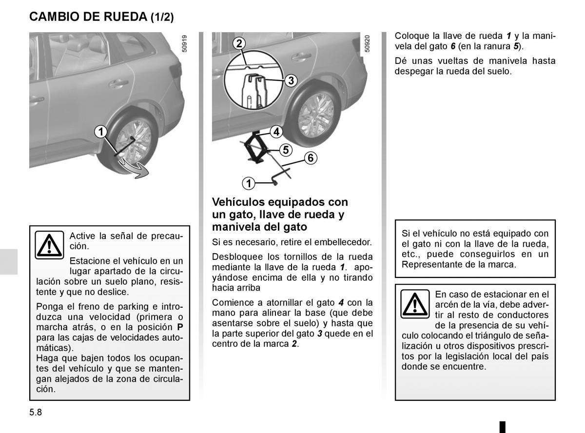 Renault Koleos II 2 manual del propietario / page 270