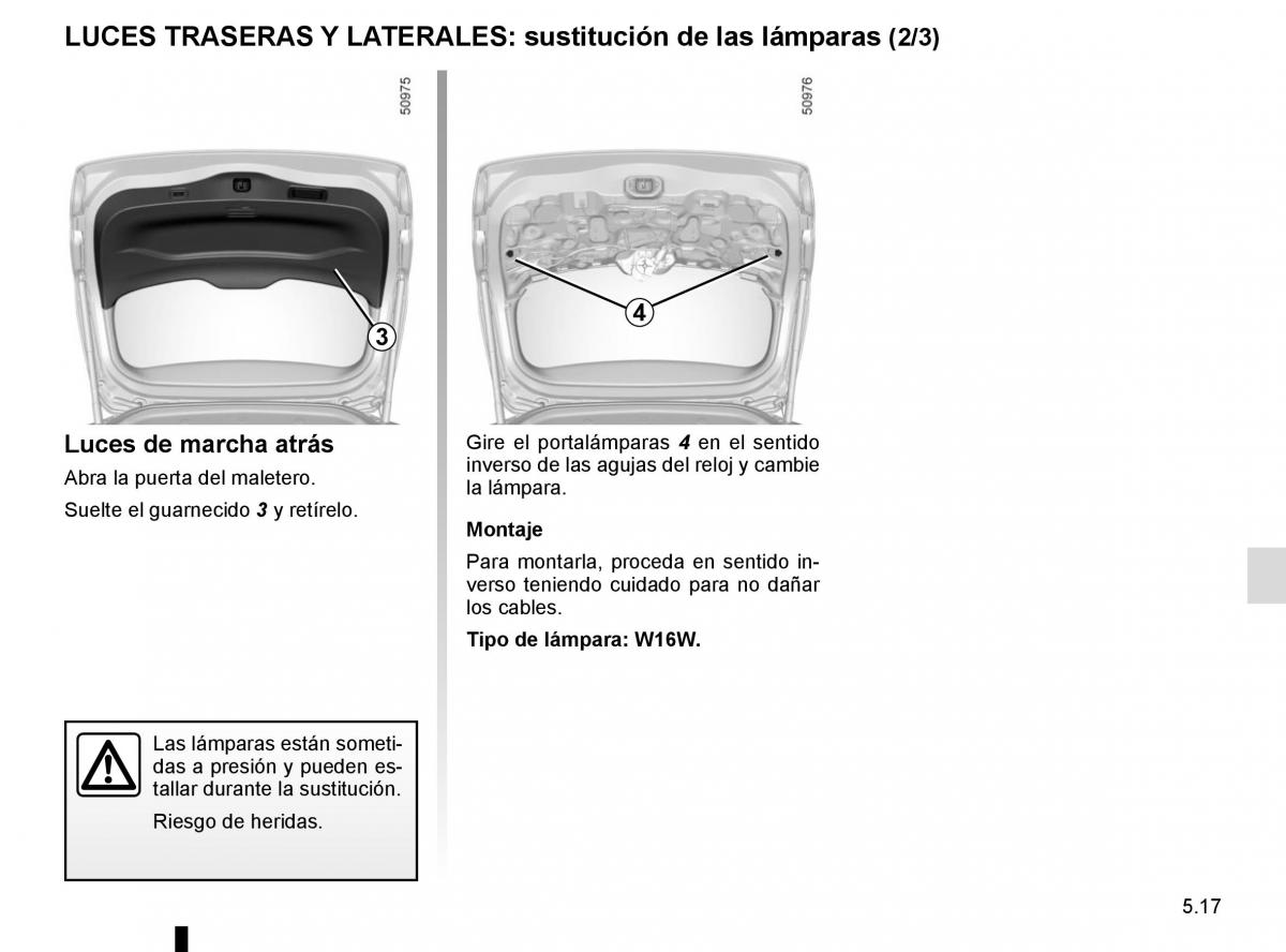 Renault Koleos II 2 manual del propietario / page 279