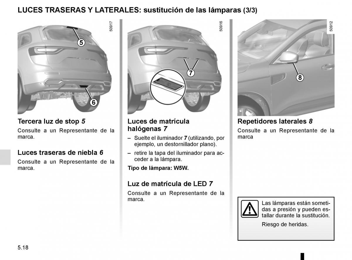 Renault Koleos II 2 manual del propietario / page 280