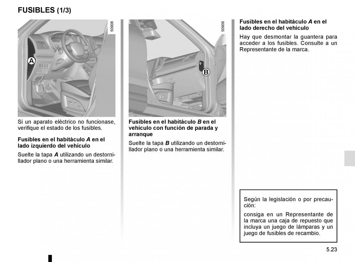 Renault Koleos II 2 manual del propietario / page 285