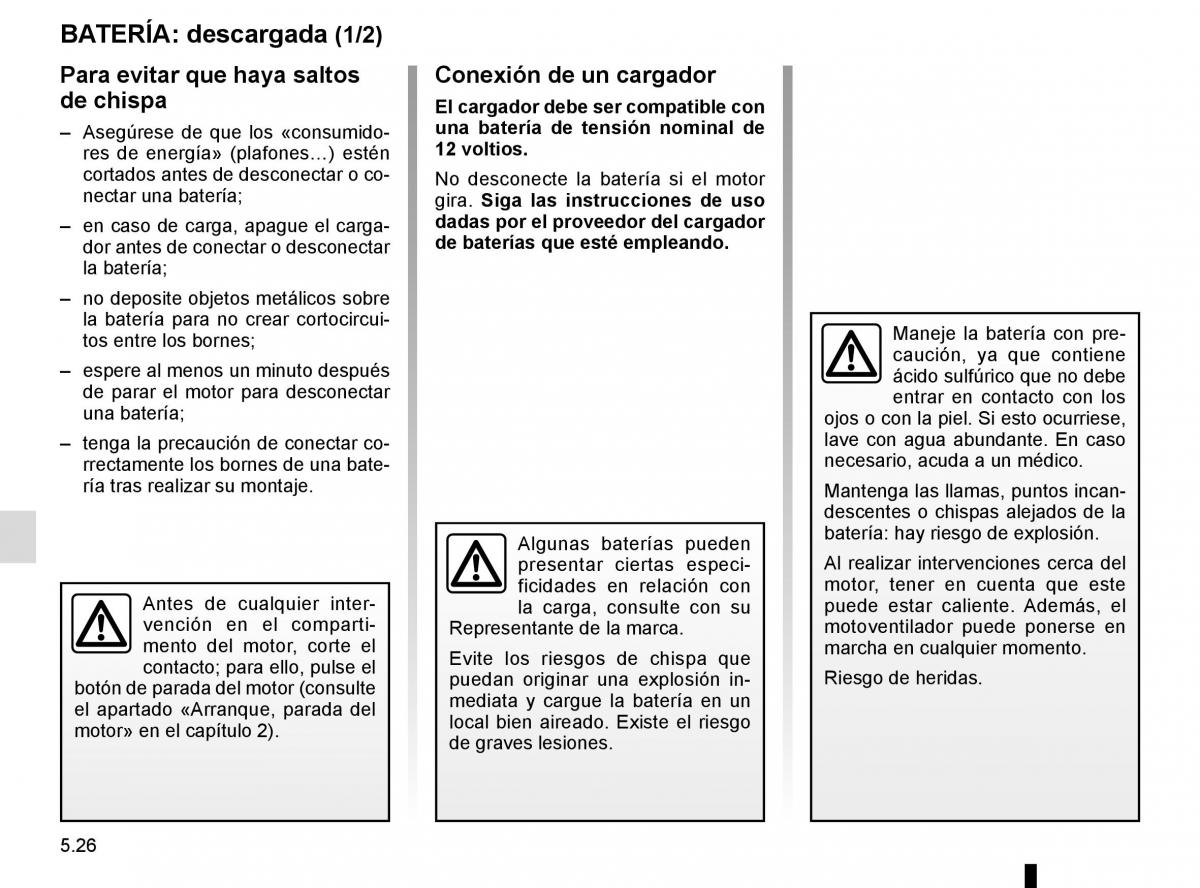 Renault Koleos II 2 manual del propietario / page 288