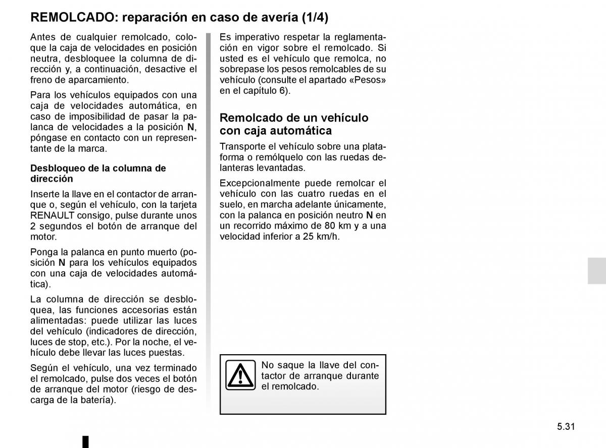 Renault Koleos II 2 manual del propietario / page 293