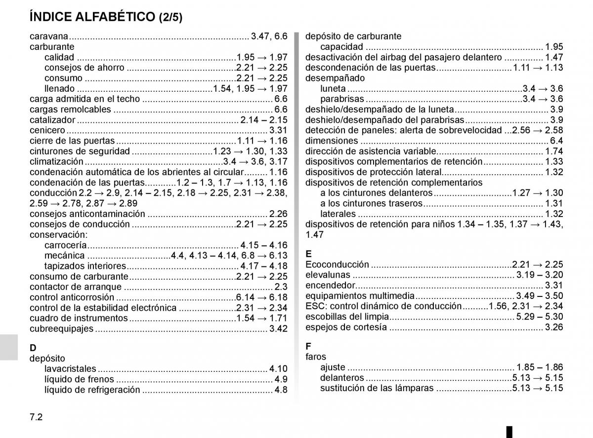 Renault Koleos II 2 manual del propietario / page 324