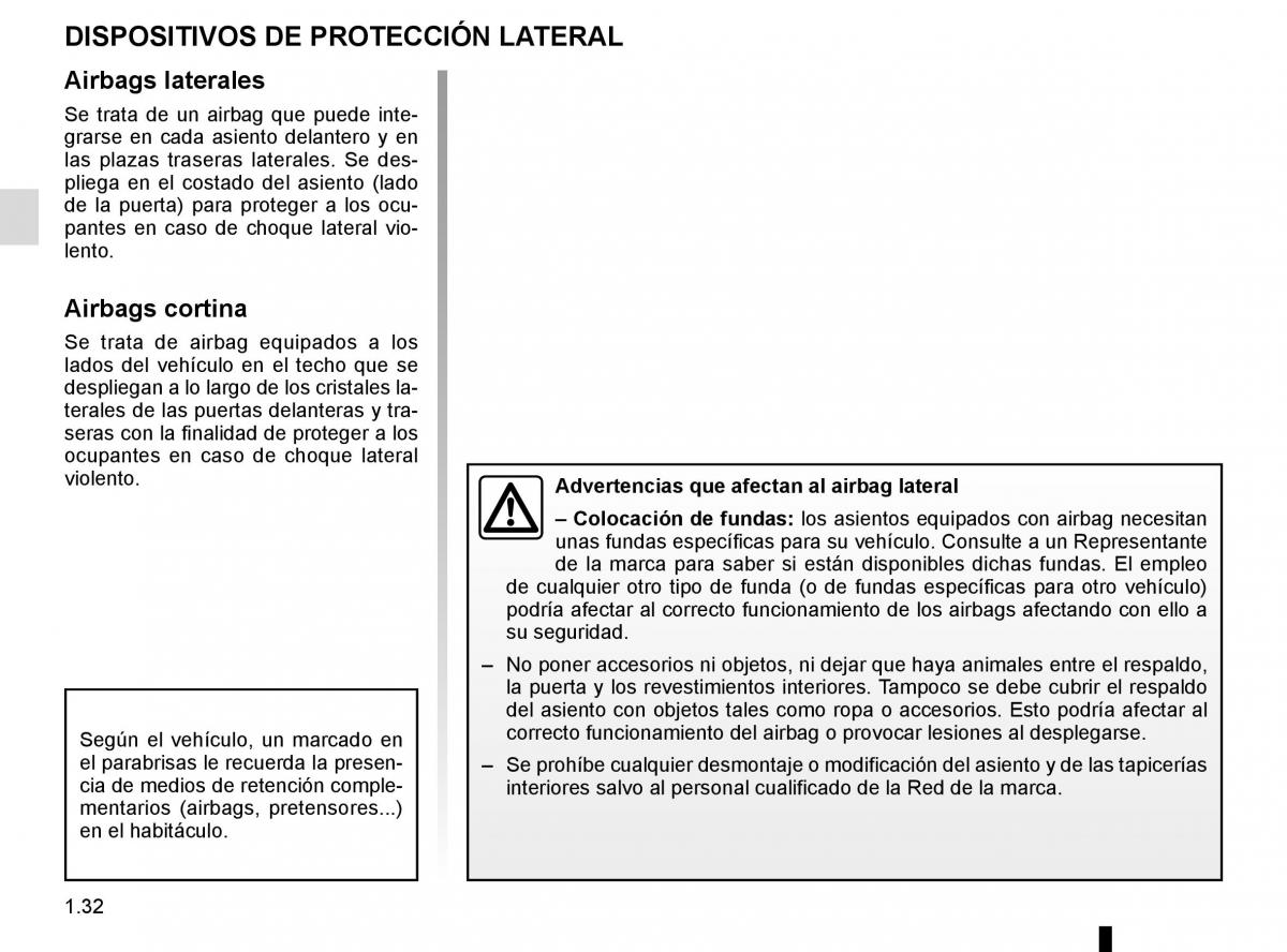 Renault Koleos II 2 manual del propietario / page 38