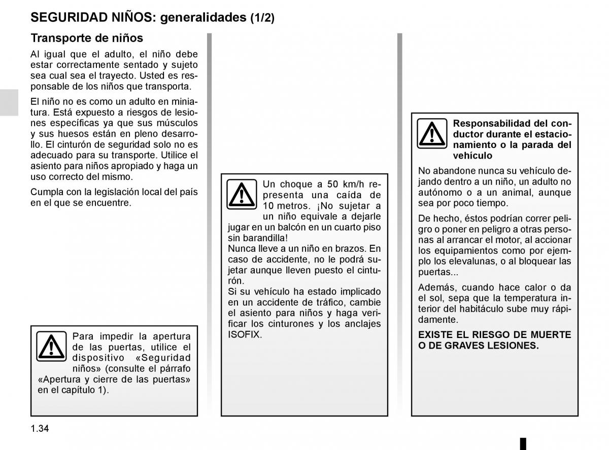 Renault Koleos II 2 manual del propietario / page 40