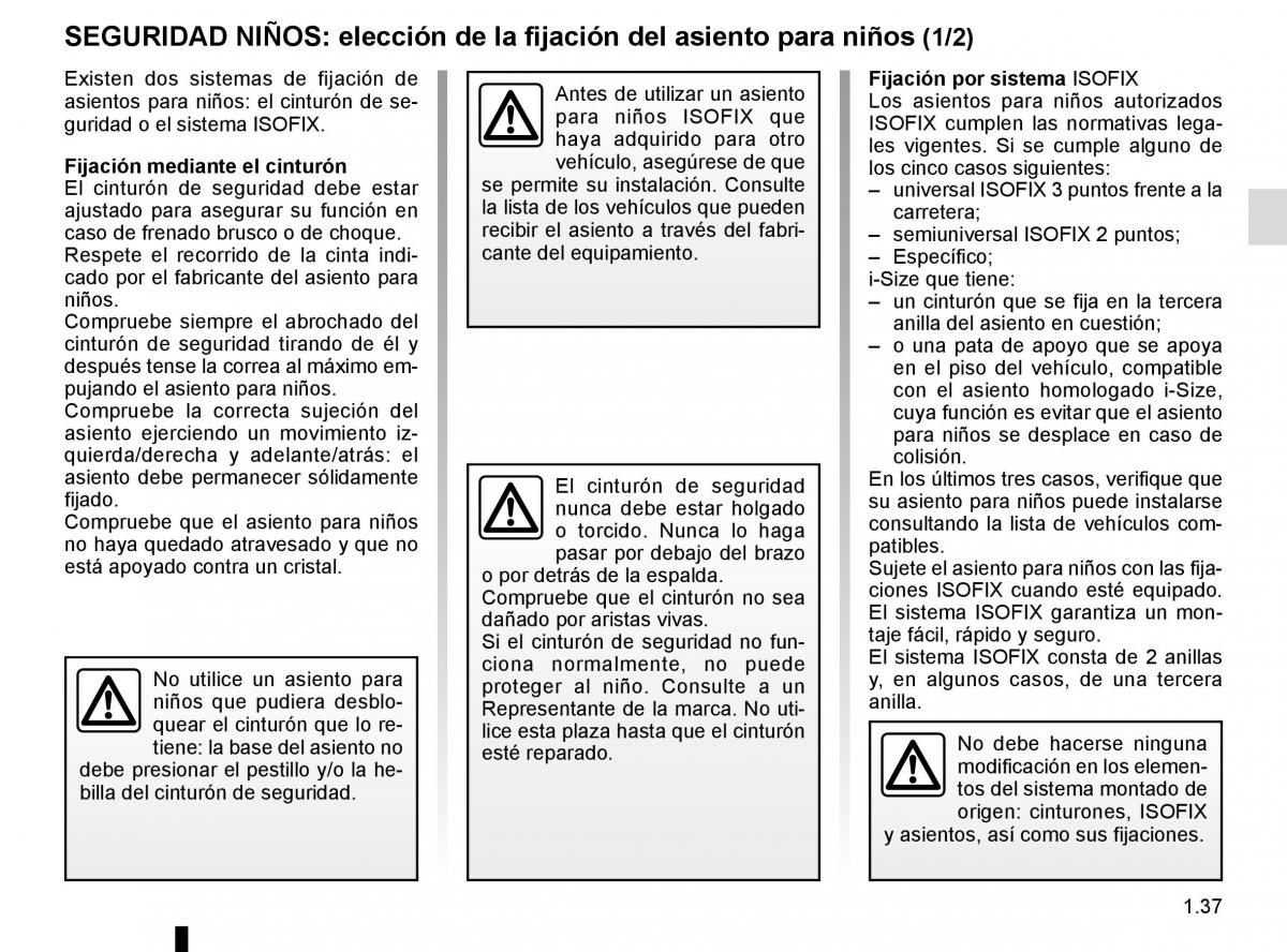 Renault Koleos II 2 manual del propietario / page 43