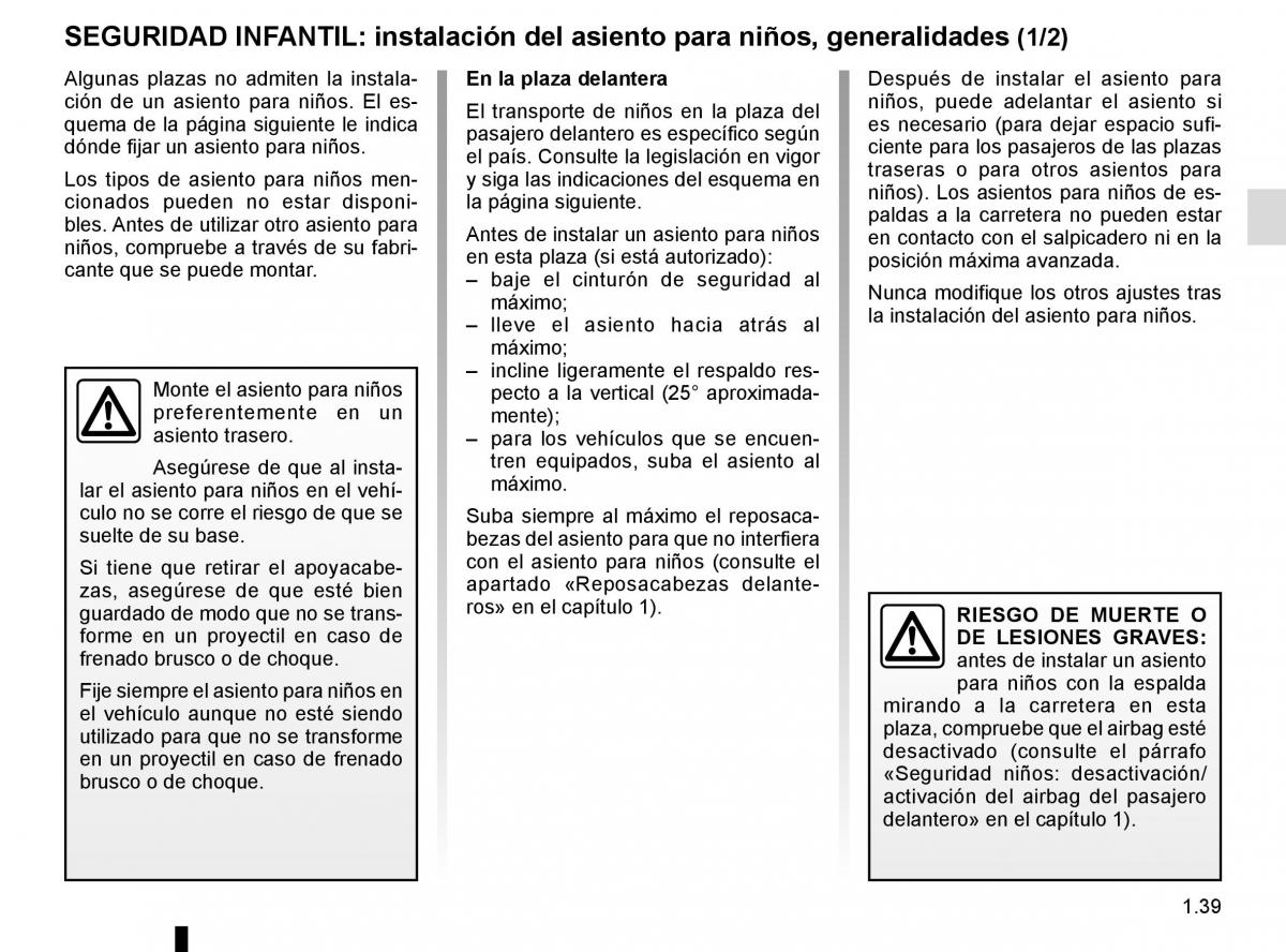 Renault Koleos II 2 manual del propietario / page 45