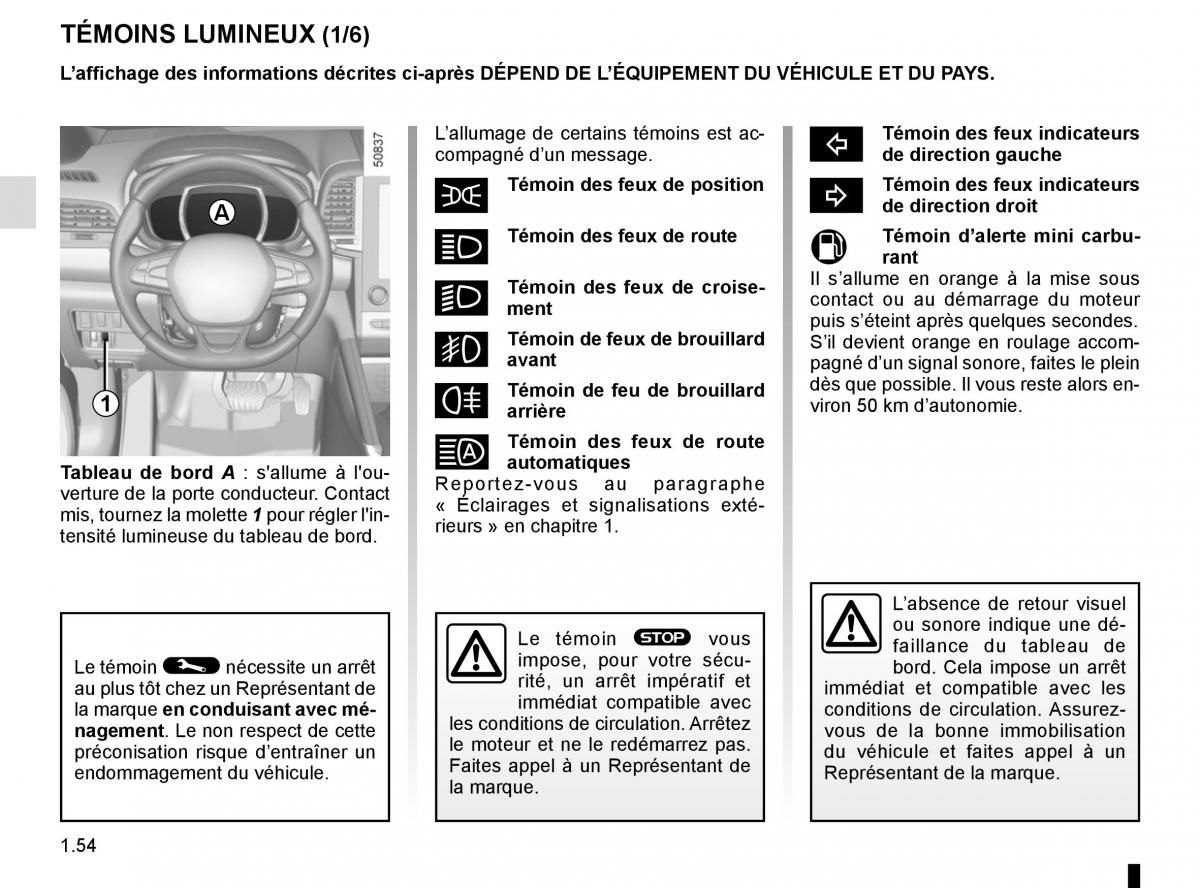 Renault Koleos II 2 manuel du proprietaire / page 60