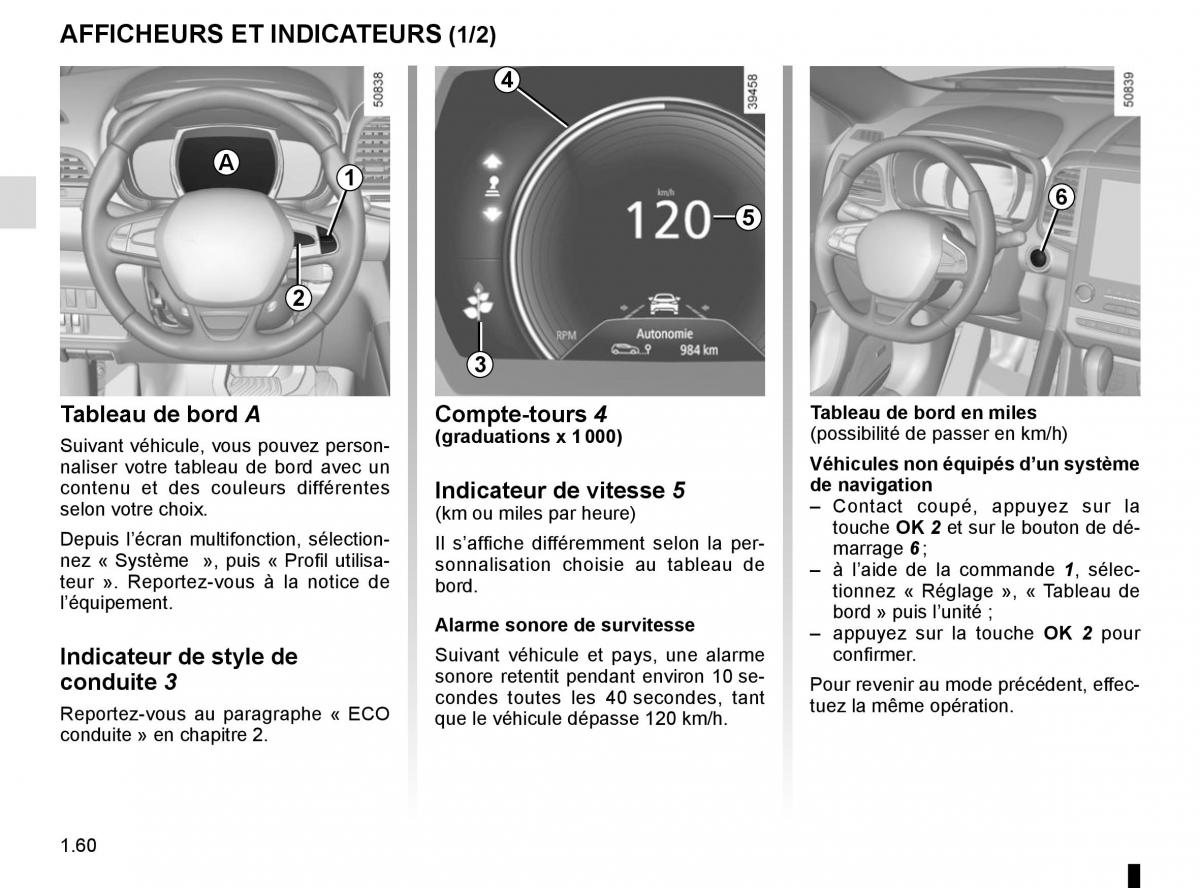 Renault Koleos II 2 manuel du proprietaire / page 66