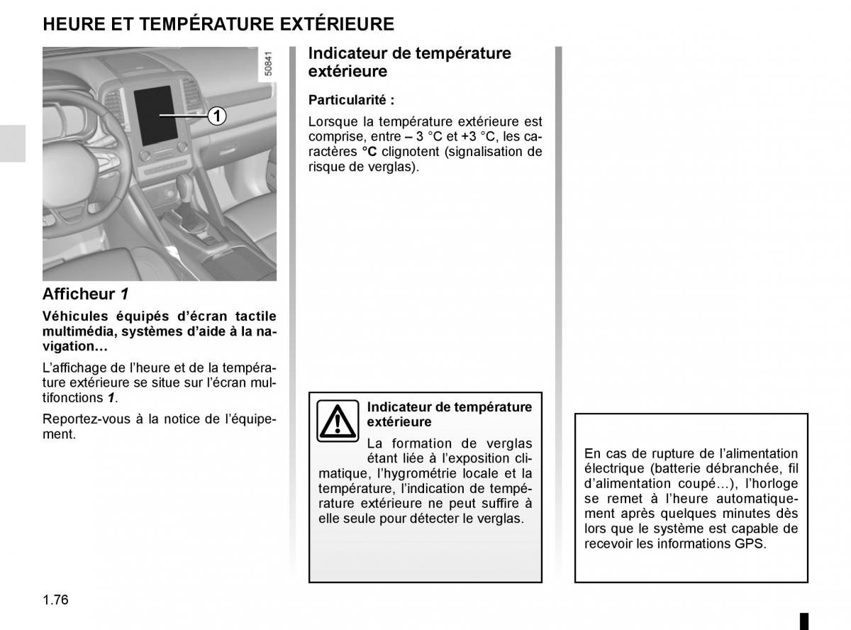 Renault Koleos II 2 manuel du proprietaire / page 82