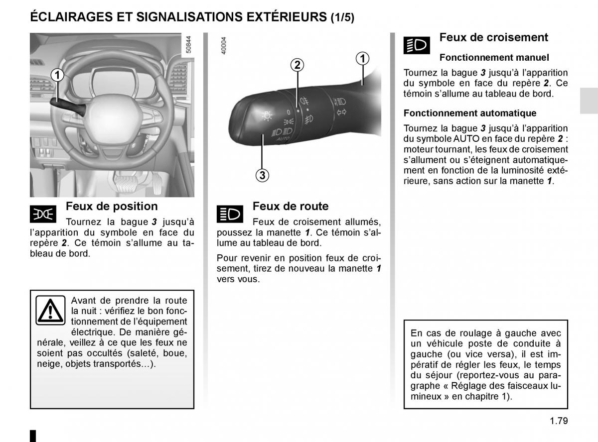 Renault Koleos II 2 manuel du proprietaire / page 85