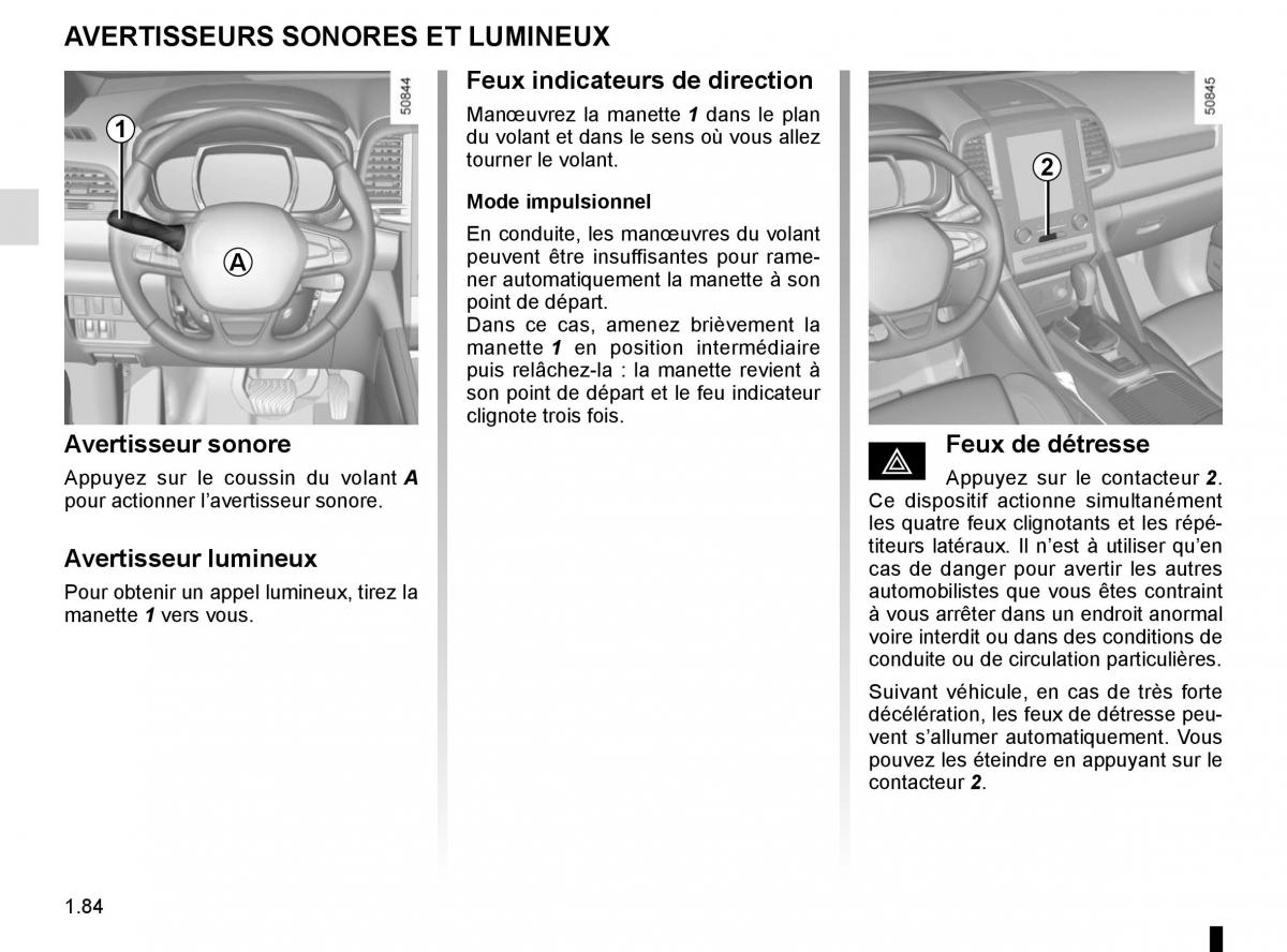 Renault Koleos II 2 manuel du proprietaire / page 90